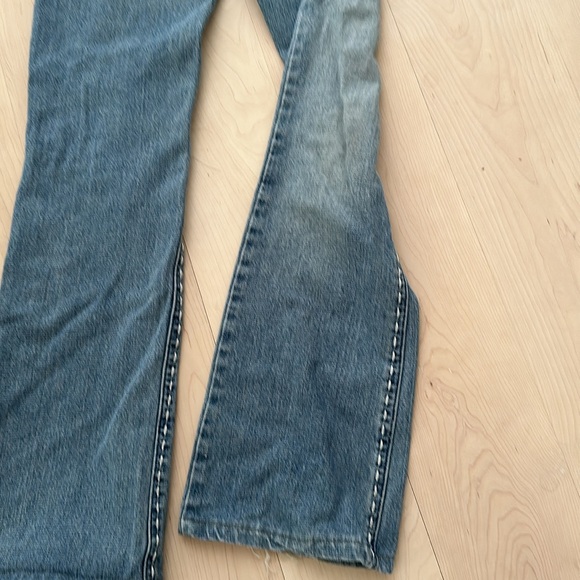 Vintage Joe’s Jeans with pastel rainbow low rise size 26 Women’s - Picture 8 of 9